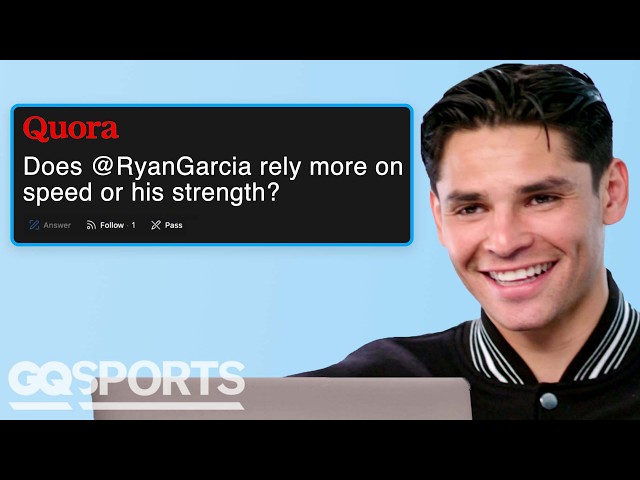 Ryan Garcia Replies to Fans on the Internet | Actually Me | GQ Sports