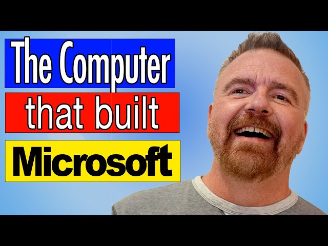The Computer that Birthed BASIC and led to Microsoft!