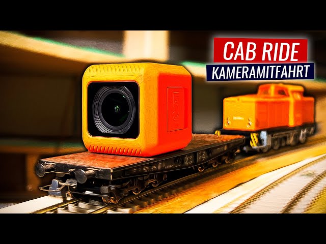 Driver's cab ride over the entire H0 model railway system