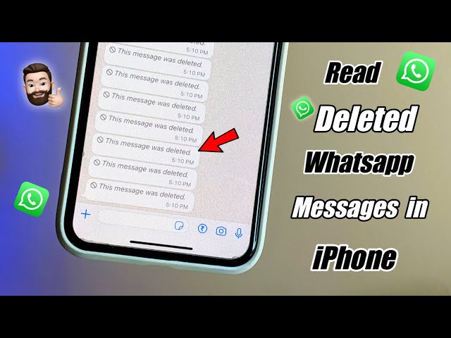 How to read deleted Whatsapp messages in iPhone || Read Whatsapp deleted messages in ios