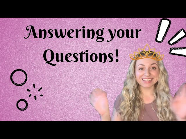 Finally answering your questions! How I started my business, my favorite princess to play, and more!