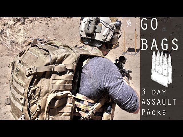 Basics of Go Bags / 3 Day Assault Packs
