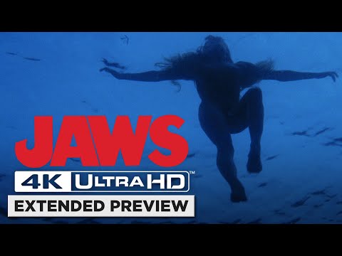 Jaws | Opening Shark Attack in 4K | Own it now on 4K UHD