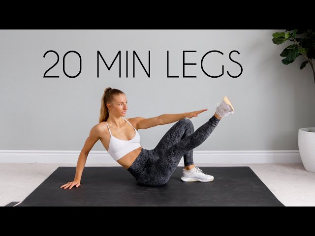 20 min NO SQUAT/LUNGE Leg & Booty Workout (NO EQUIPMENT & Knee Friendly)