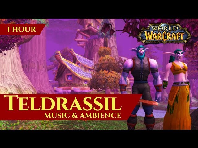 Vanilla Teldrassil Music & Ambience (1 hour, World of Warcraft Classic)