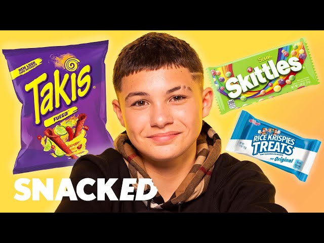 Javon Walton Breaks Down His Favorite Snacks | Snacked