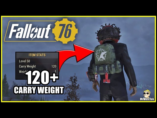 Easy Backpack Guide (120 Extra Carry Weight) - Fallout 76