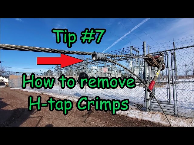 Lineman Tip #7 - How to remove Crimpits