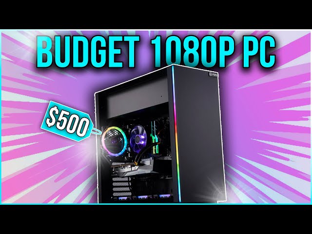 The BEST Budget $500 "1080p HIGH-FPS" Gaming PC Build in 2023 💸