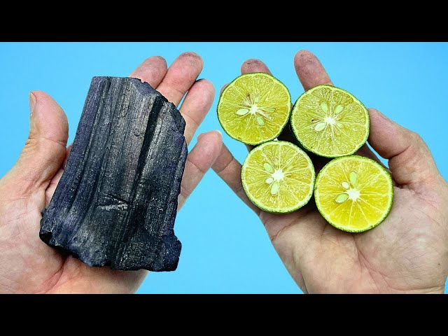 Just mix LEMON into CHARCOAL and You Never have to Spend Money going to the market!