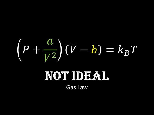 Not Ideal: The Van der Waals equation of state (Part 2)
