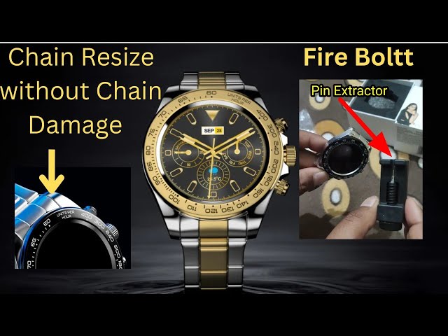 How to adjust watch strap metal|Smartwatch Fire boltt blizzard ultra ultimate vogue Noise Boult
