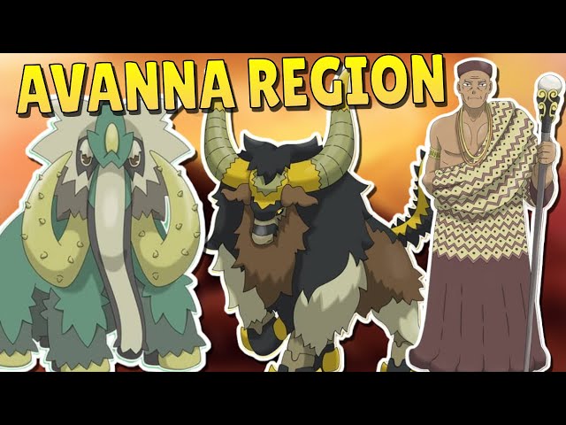 New AFRICAN Pokemon Fakemon - Avanna Region