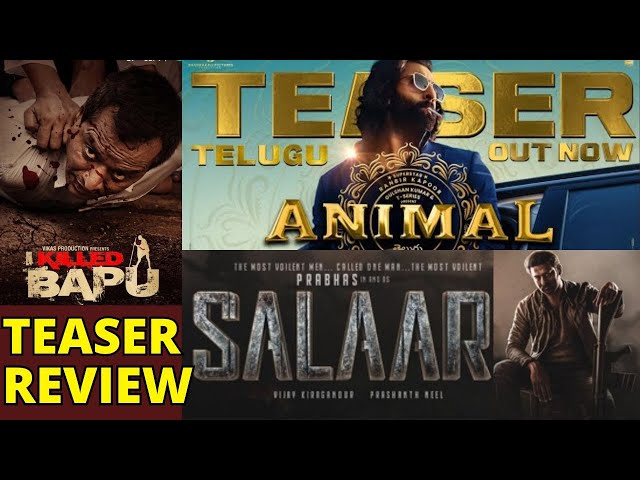 Salaar & Animal Teaser Review | I Killed Bapu Movie Review | KRK | #prabhas #ranbir #salaar #animal
