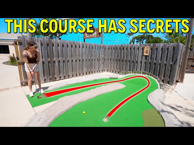 This Mini Golf Course has Hidden Surprises!