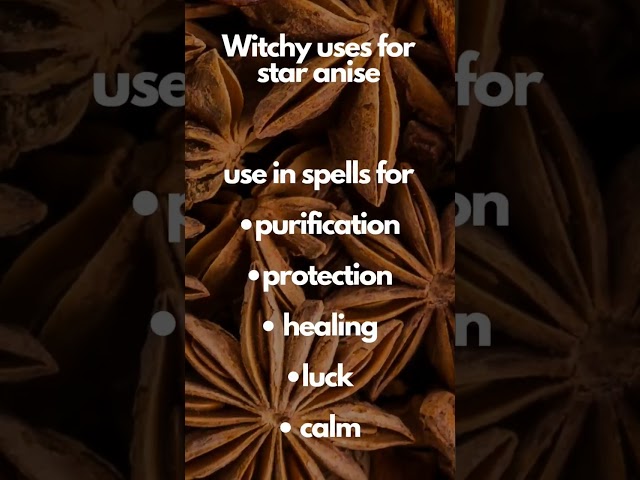 star anise in witchcraft