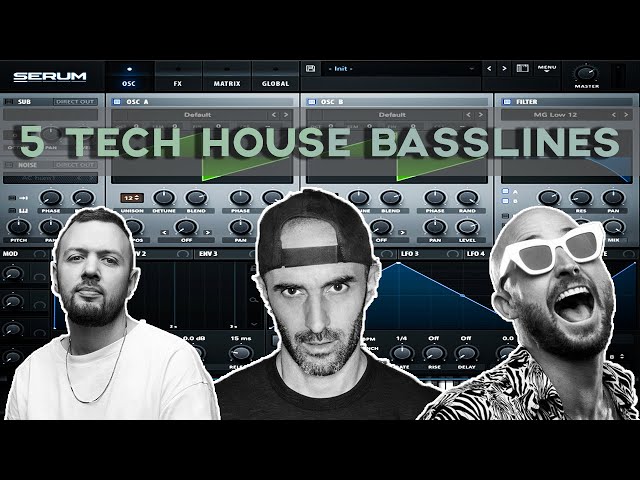 5 Tech House Basses That Are Useful