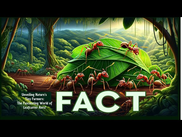 Leaf Cutter Ants  Masters of Agriculture in the Insect World!