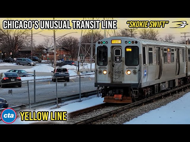 Chicago's Unusual Transit Line | CTA Yellow Line "Skokie Swift"