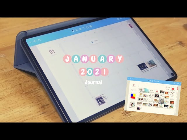 📝January 2021 Journal With Me on Huawei MatePad Pro |  Noteshelf for Android✨ (Deleted My Journal?!)