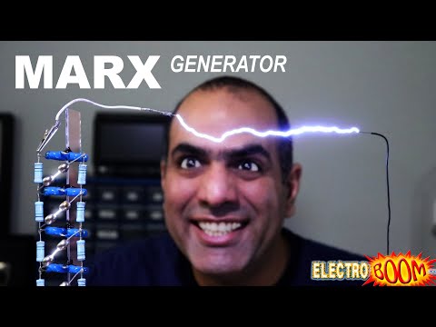 Making 500,000 VOLT ARC with Marx Generator