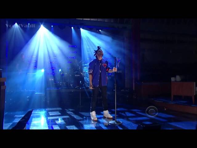 The Weeknd Live @ Late Show With David Letterman - Pretty