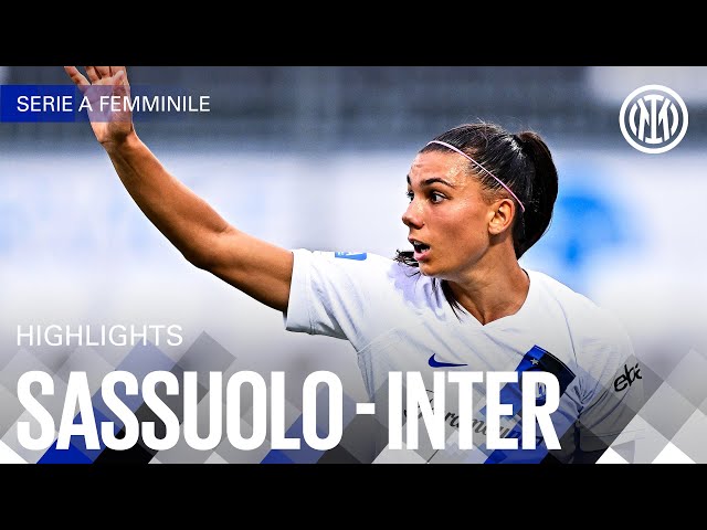 DEFEAT FOR GUARINO'S TEAM | SASSUOLO 2-1 INTER | WOMEN HIGHLIGHTS | SERIE A 23/24 ⚫🔵🇮🇹
