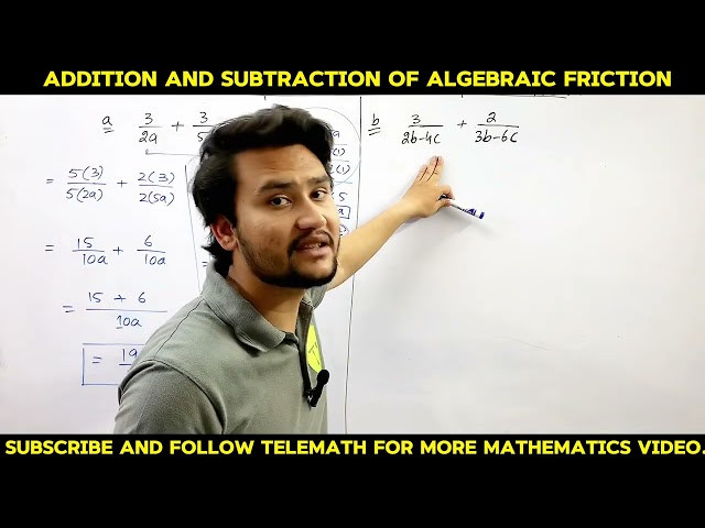 Algebraic Fractions: Adding and Subtracting  Techniques Revealed | Algebra