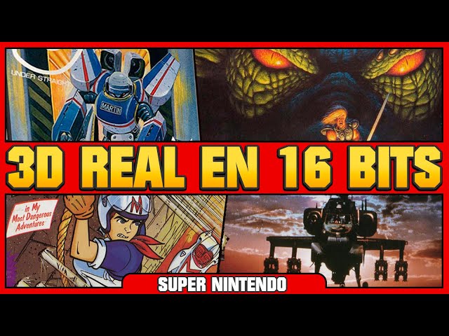 11 juegos 3D de Super Nintendo sin Chip-FX