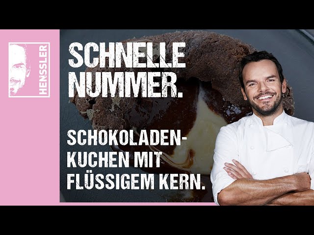 Schnelles Schokoladenkuchen-Rezept von Steffen Henssler