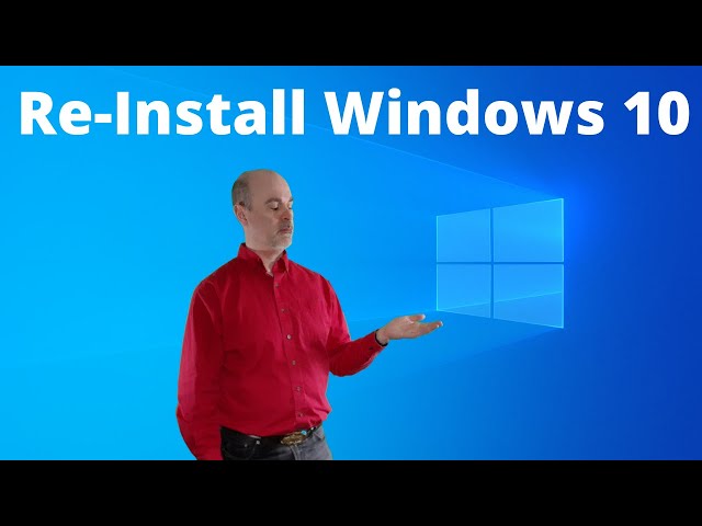 How to reinstall Windows 10 on a pc that already has Windows 10