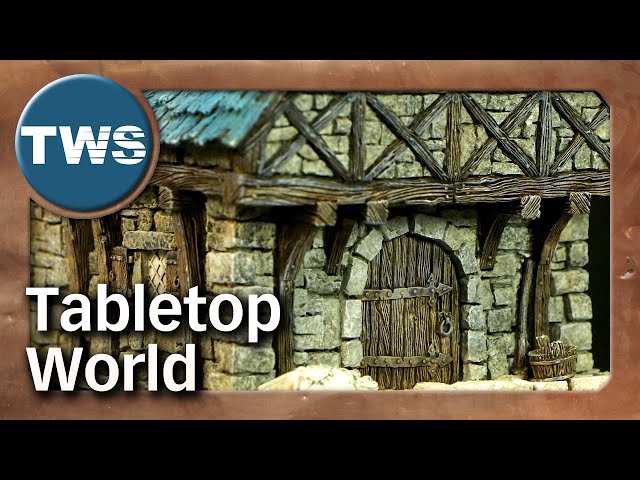 Tabletop World: review and painting tutorial / How to paint resin buildings (wargaming terrain, TWS)