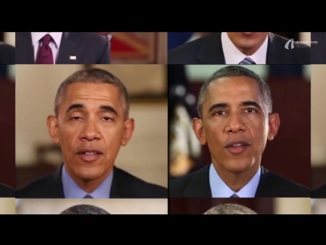AI-generated "real fake" video of Barack Obama