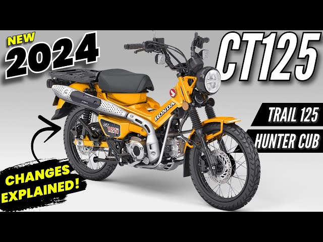 NEW 2024 Honda CT125 / Trail 125 Motorcycle Released + Changes  Explained!