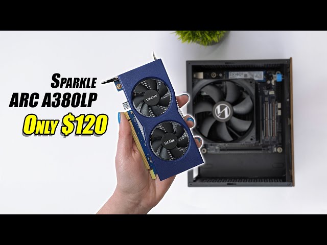 One Of The BEST Budget Low Profile Graphics Cards You Can Buy! Sparkle A380 LP Hands On