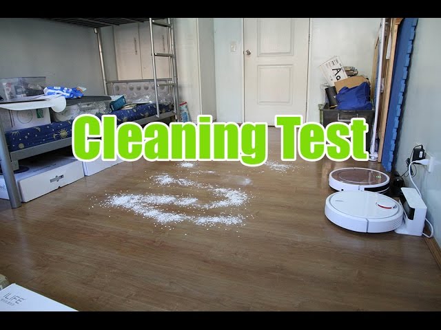 ILIFE V7S vs Xiaomi Robot Vacuum: Cleaning and Navigation Test on Bare Floor
