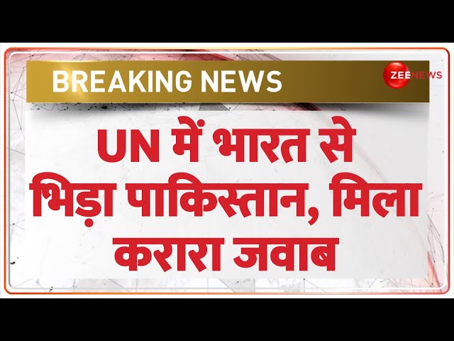India on Pakistan: UN में भारत से भिड़ा पाकिस्तान, मिला करारा जवाब | United Nations | World News