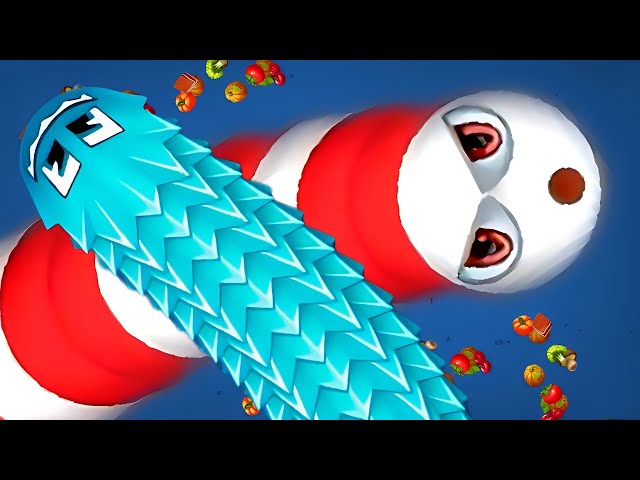 Worms zone.io🐍The little snake hunted the giant snakes😱|| game play