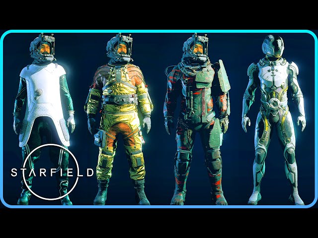 All 60 Spacesuits / Armor Showcase Starfield