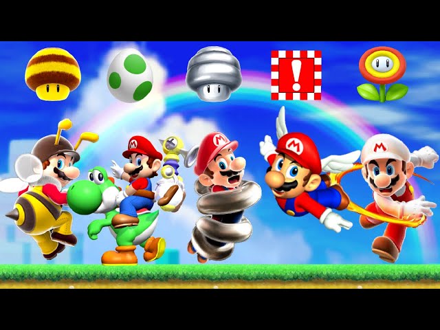 Evolution of Power-Ups in Super Mario 3D All-Stars (1996-2020)