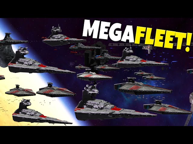 Largest REPUBLIC FLEET Ever Assembled! - Star Wars EAW: Fall of the Republic Mod 16
