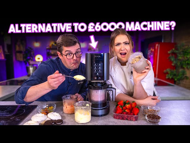 2 Chefs Test Home Alternative to £6000 Restaurant Ice Cream Machine | Sorted Food