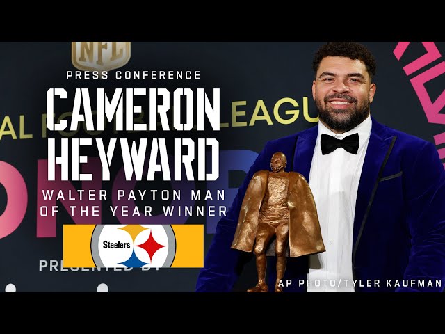 Cameron Heyward on Winning WPMOY | Pittsburgh Steelers