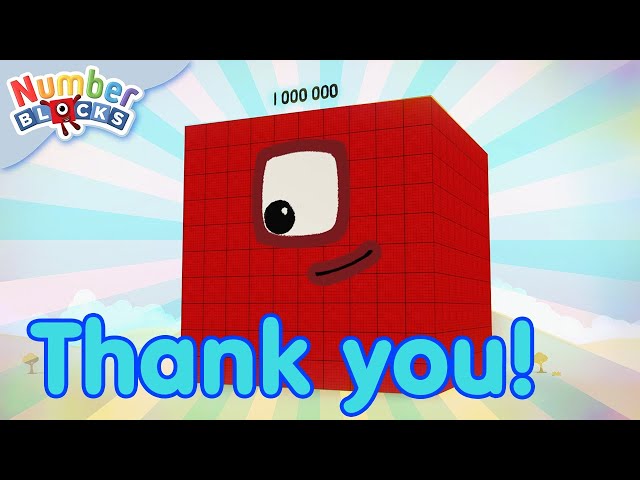 Thank you Number Fans! | Numberblocks Fans Worldwide | Learn to count to 1000000 | @Numberblocks