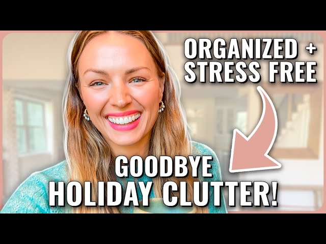 3 Steps to a More Organized Home in Time for the Holidays
