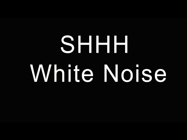 Relaxing Dark Screen: Shh & White Noise for 10 Hours of Colic Relief - Tranquil Dark Screen