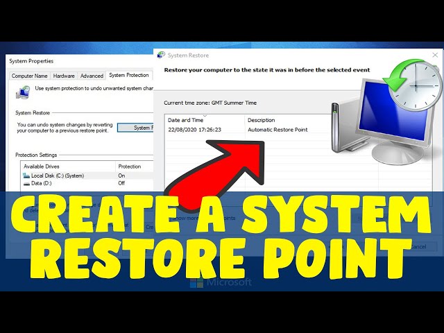 How to Create a System Restore Point in Windows 10
