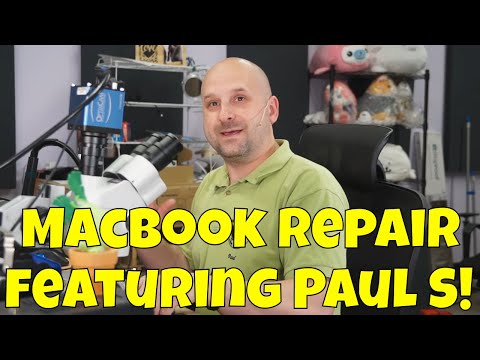 Refurbishing a heavily liquid damaged Macbook Air with Paul S!