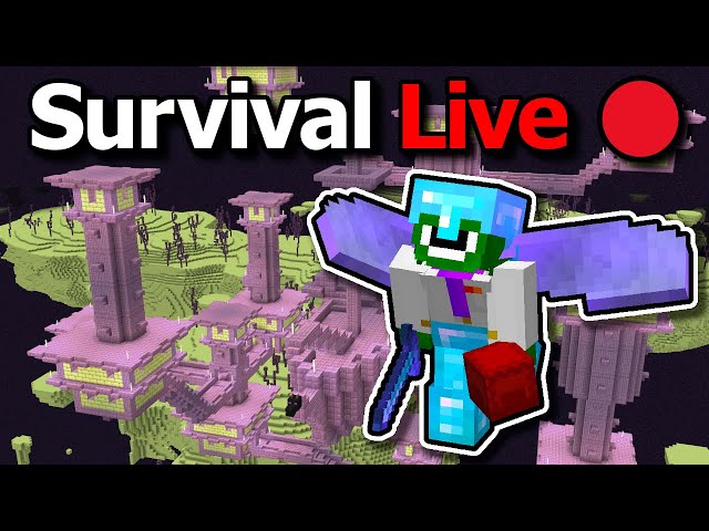 Minecraft 1.19 Survival 🔴LIVESTREAM🔴 End City Raiding - Ep 7