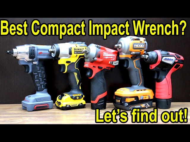 Best Impact Wrench (COMPACT)? Milwaukee vs DeWalt, Ridgid, Ingersoll Rand